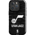 NBA Utah Jazz Black Animal Print iPhone 16 Pro Magsafe Impact Case